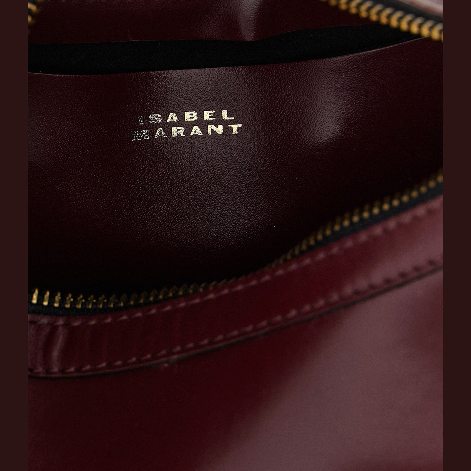 Bordeaux Calfskin Shoulder Bag