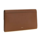Brown Calfskin Clutch Bag
