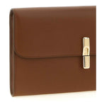 Brown Calfskin Clutch Bag