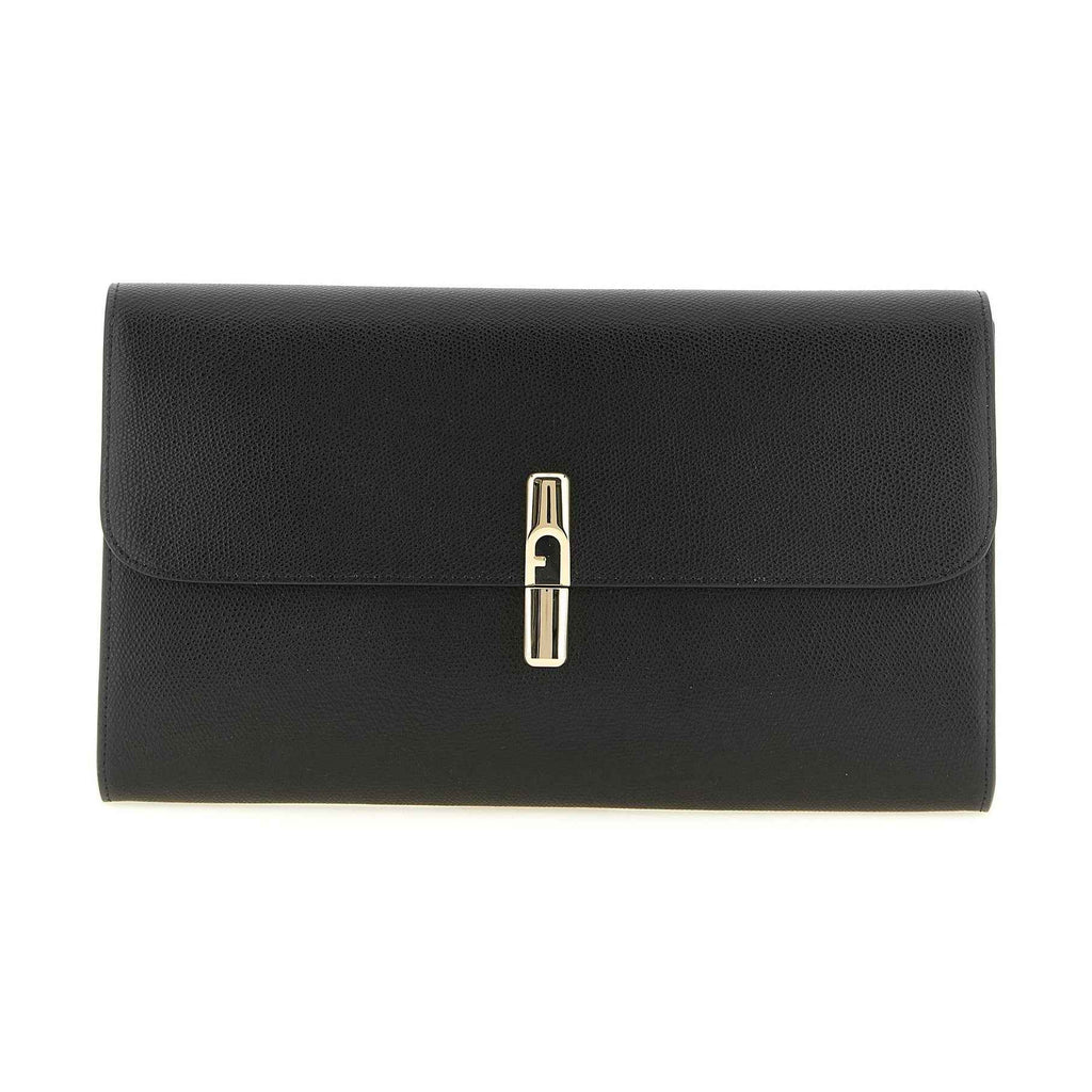 Black Calfskin Clutch Bag