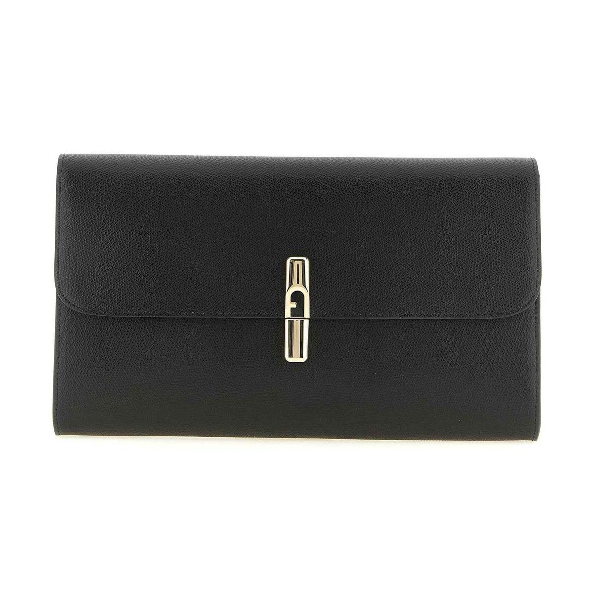 Black Calfskin Clutch Bag