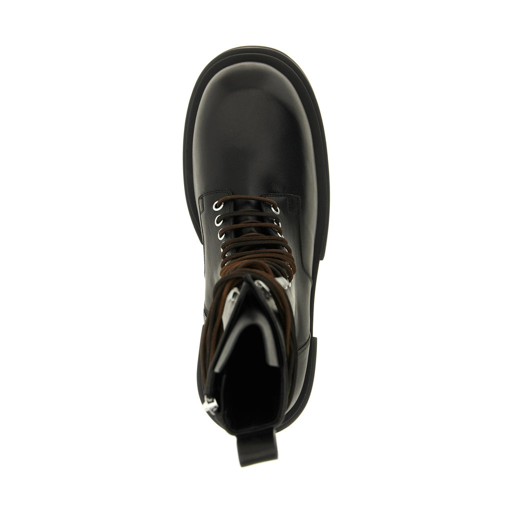 Black Calfskin Chelsea Boots