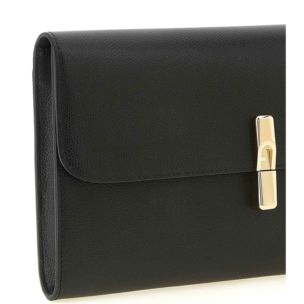 Black Calfskin Clutch Bag