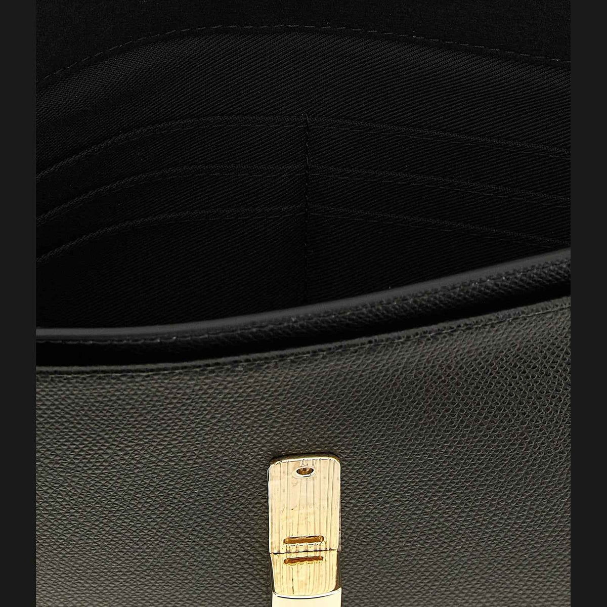 Black Calfskin Clutch Bag