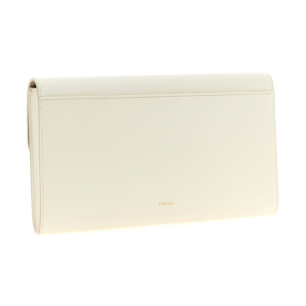 White Calfskin Clutch Bag