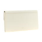 White Calfskin Clutch Bag