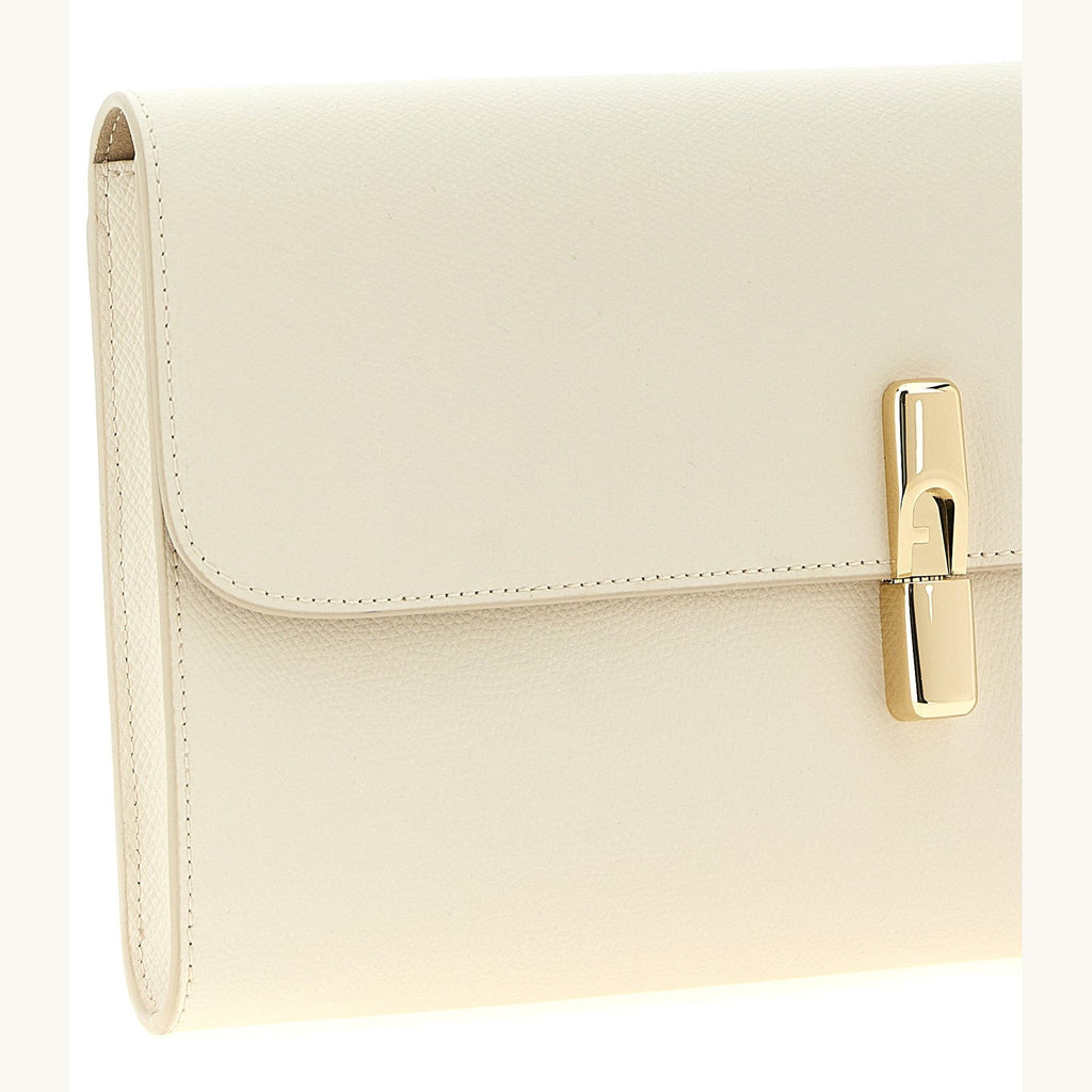 White Calfskin Clutch Bag