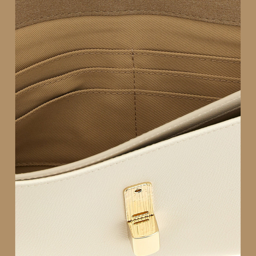 White Calfskin Clutch Bag