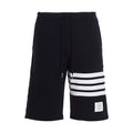 Blue Cotton Bermuda Shorts