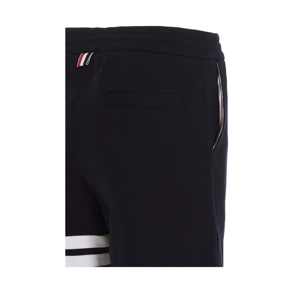 Blue Cotton Bermuda Shorts