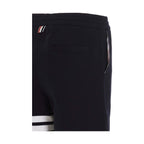 Blue Cotton Bermuda Shorts