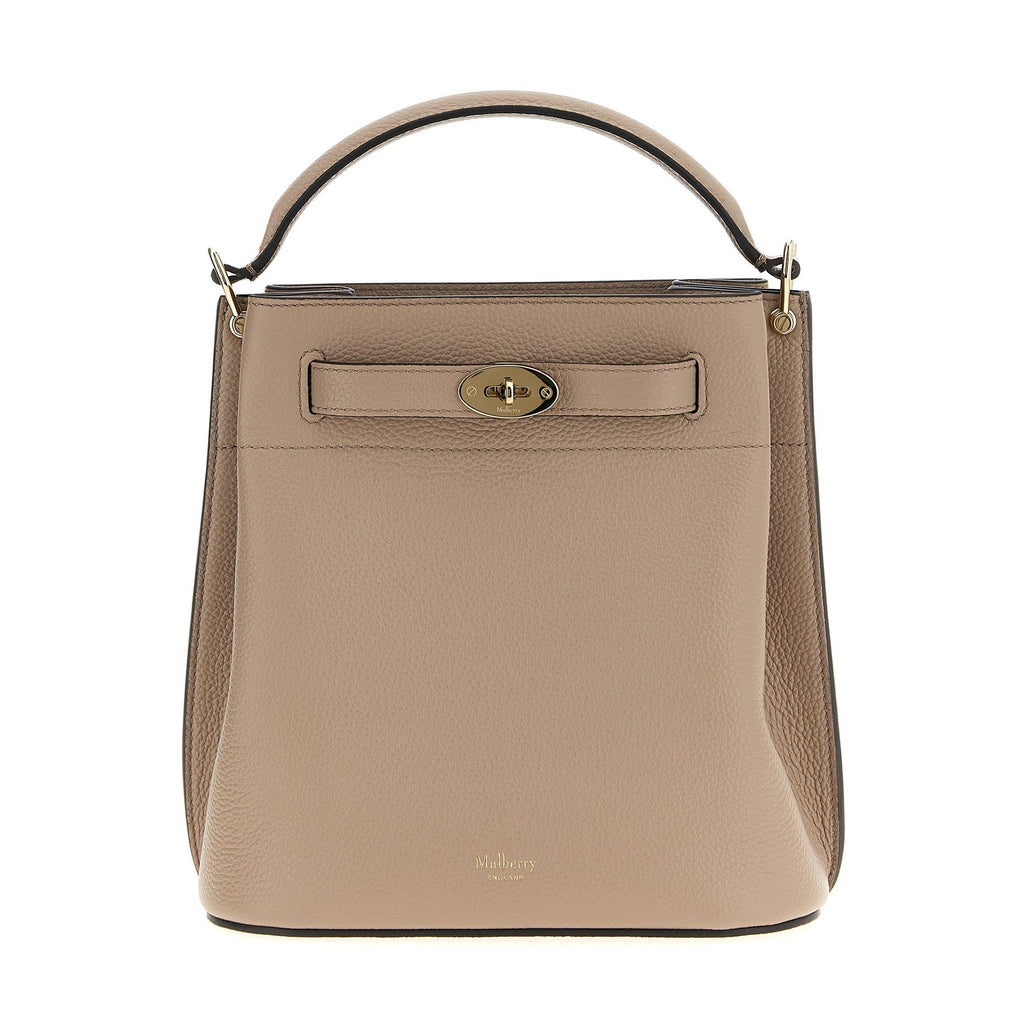 Gray Calfskin Crossbody Bag
