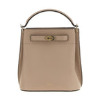 Gray Calfskin Crossbody Bag