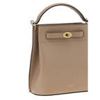Gray Calfskin Crossbody Bag