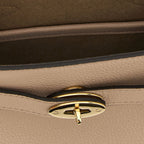 Gray Calfskin Crossbody Bag
