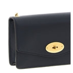 Blue Calfskin Crossbody Bag