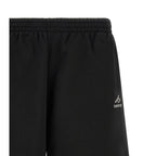 Black Cotton Bermuda Shorts