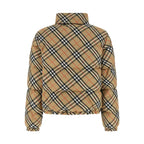 Beige Polyester Full-Length Jacket