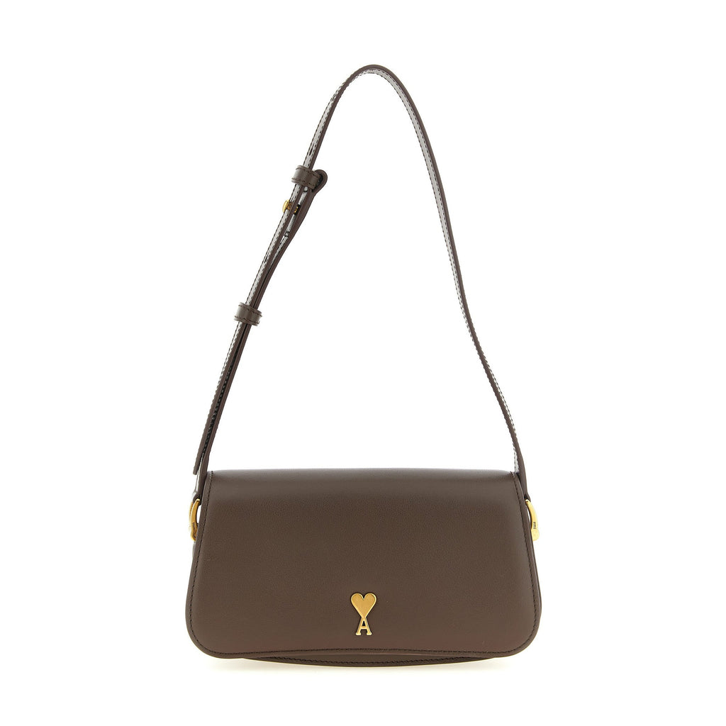 Brown Cowhide Shoulder Bag