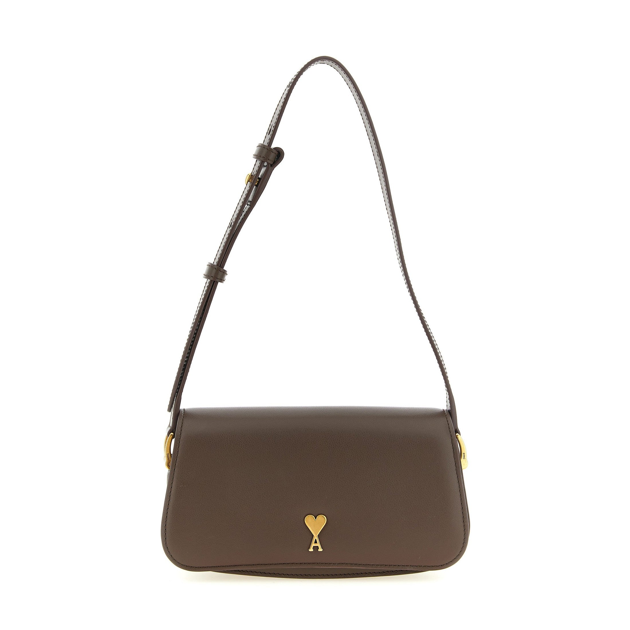 Brown Cowhide Shoulder Bag