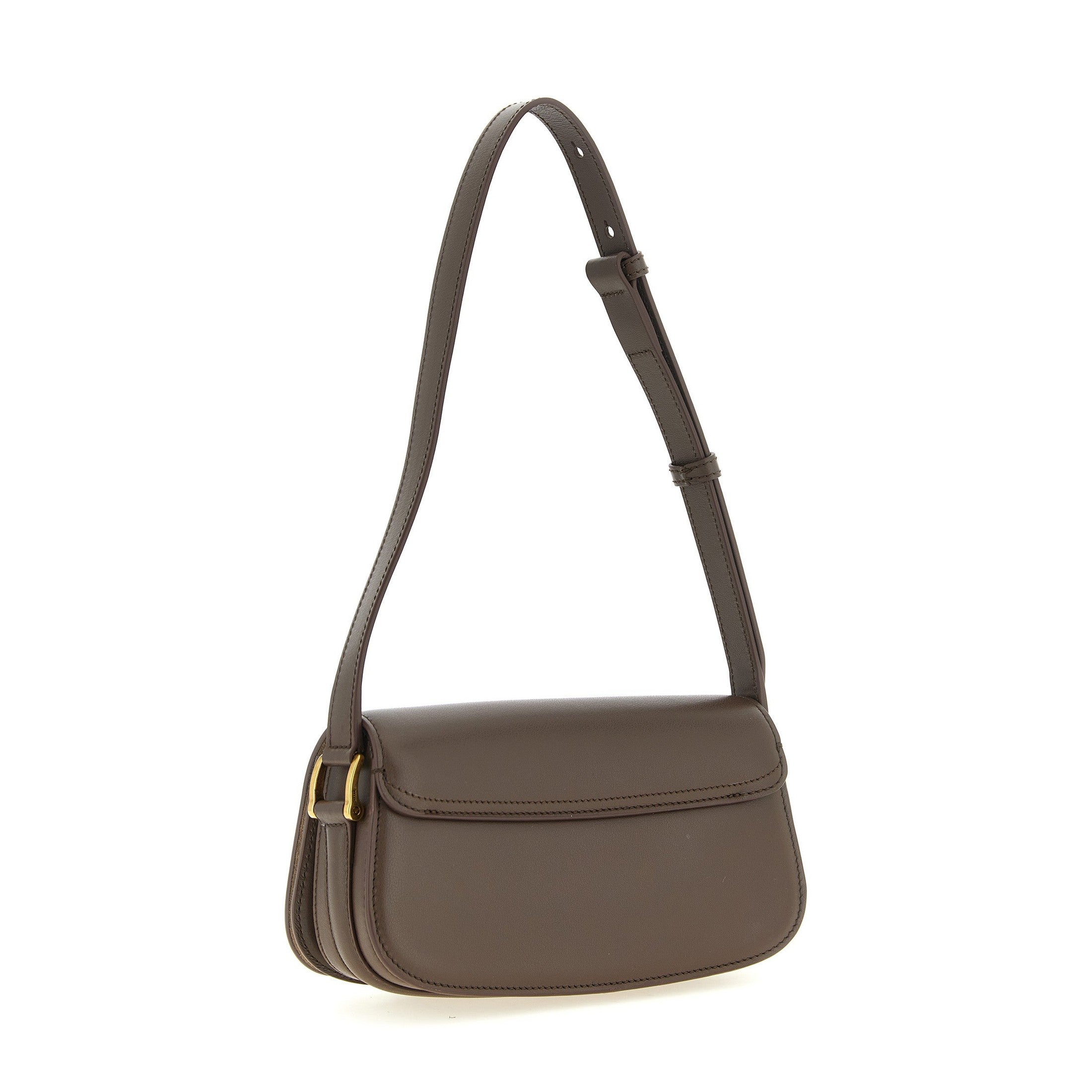 Brown Cowhide Shoulder Bag
