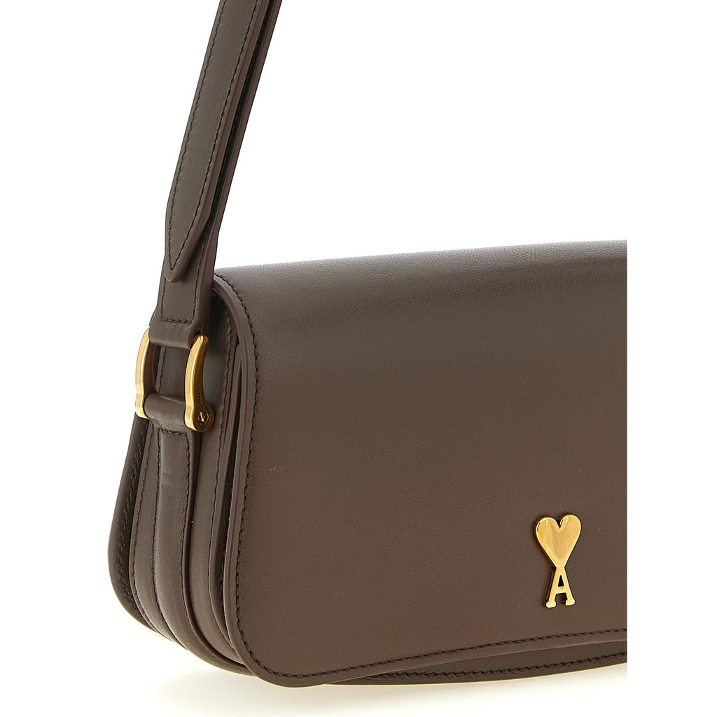 Brown Cowhide Shoulder Bag
