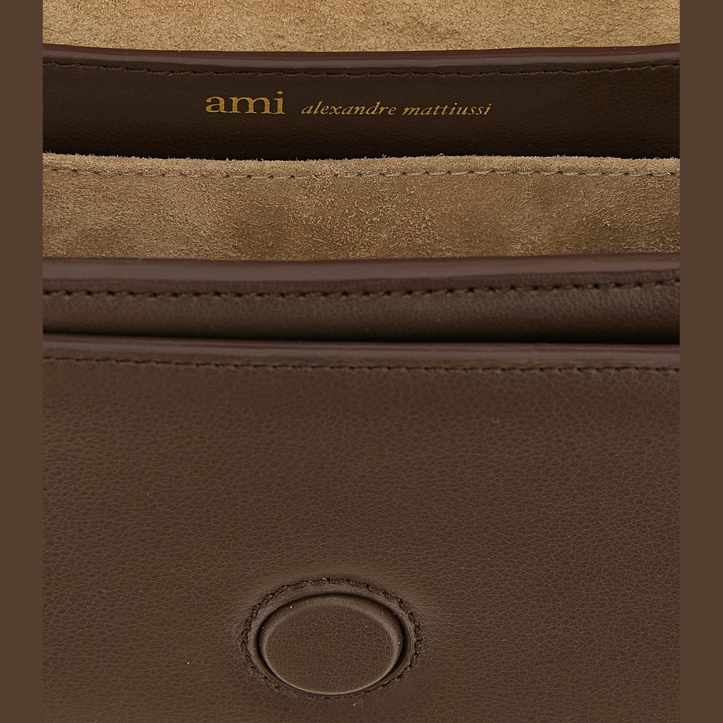 Brown Cowhide Shoulder Bag