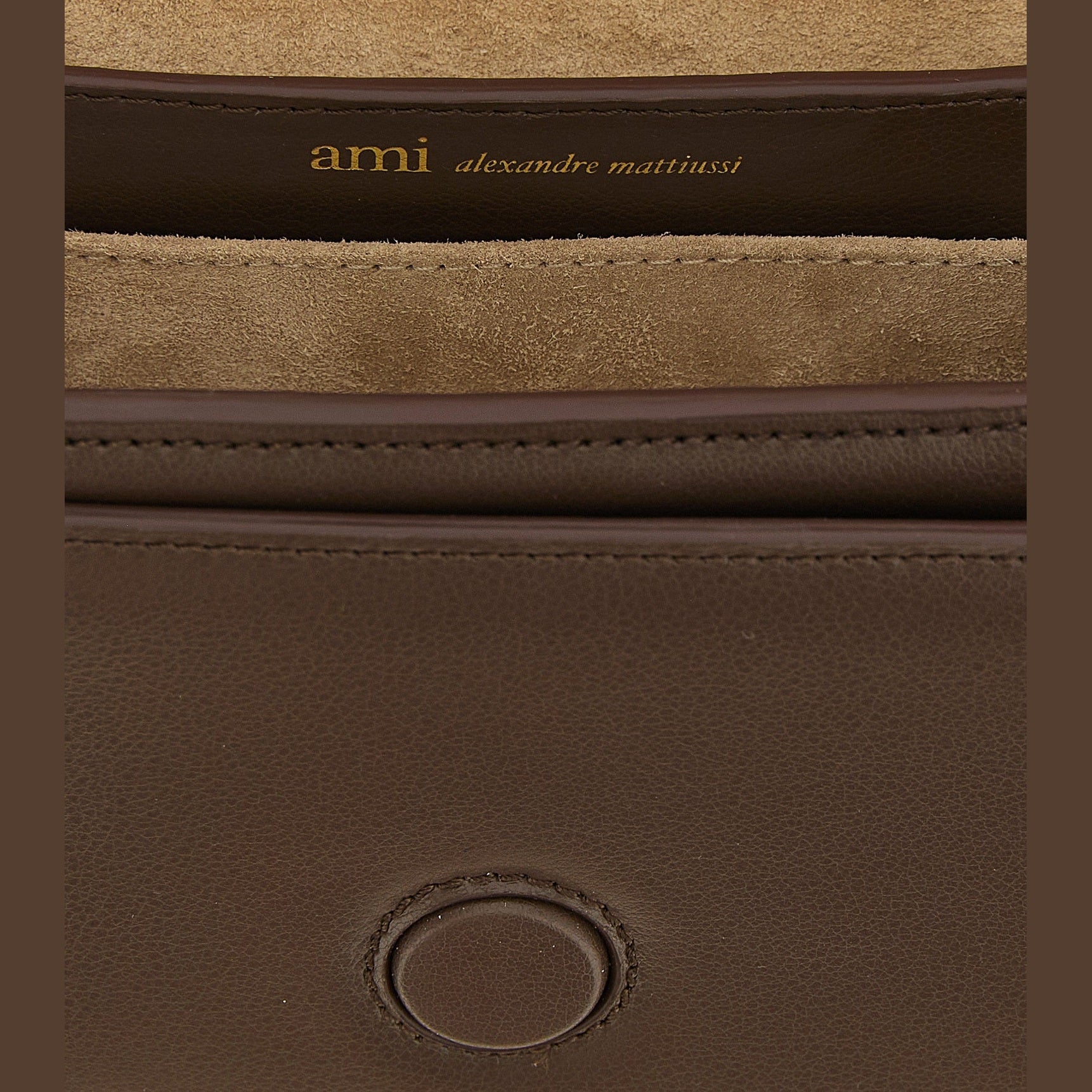 Brown Cowhide Shoulder Bag