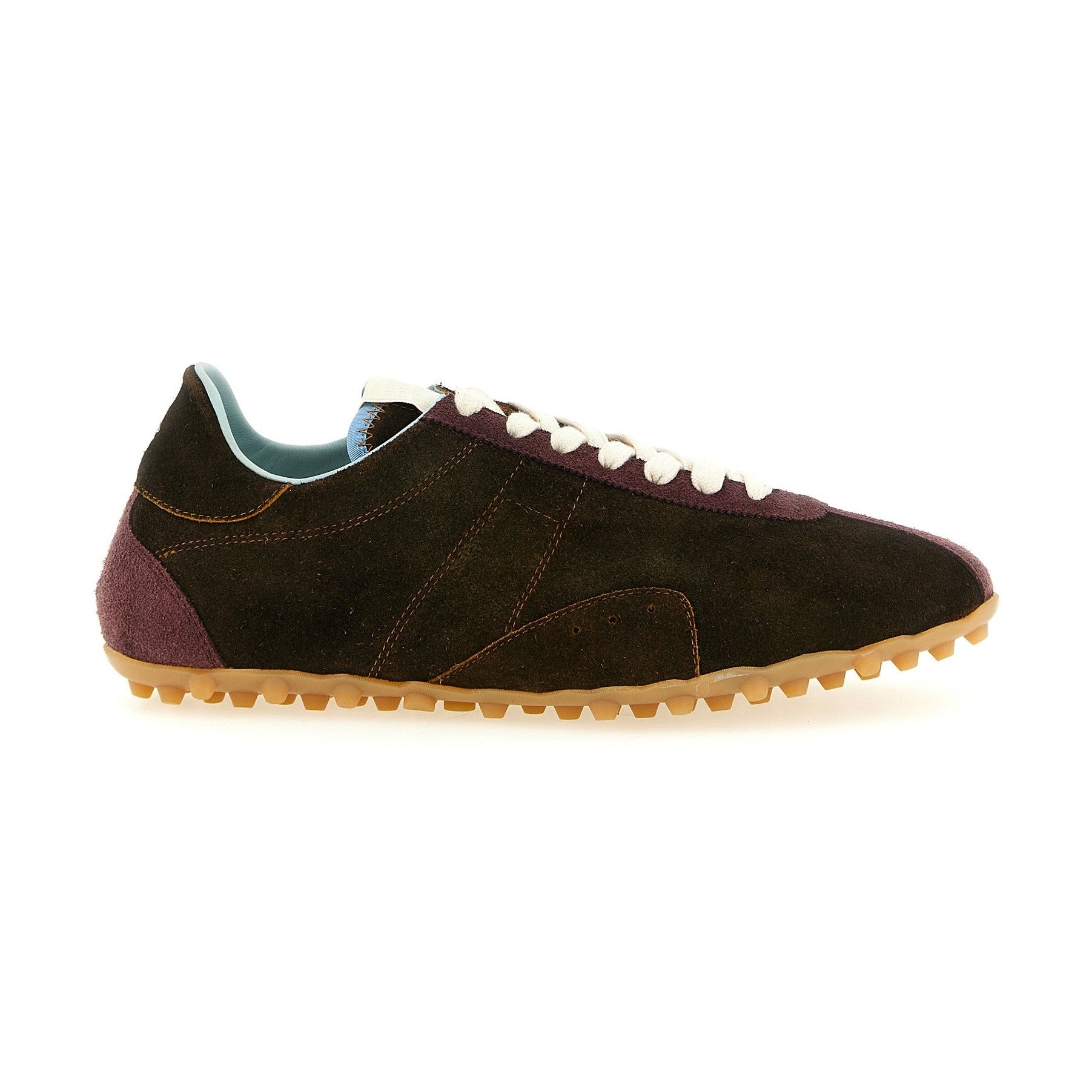 Brown Calfskin Athletic Sneakers