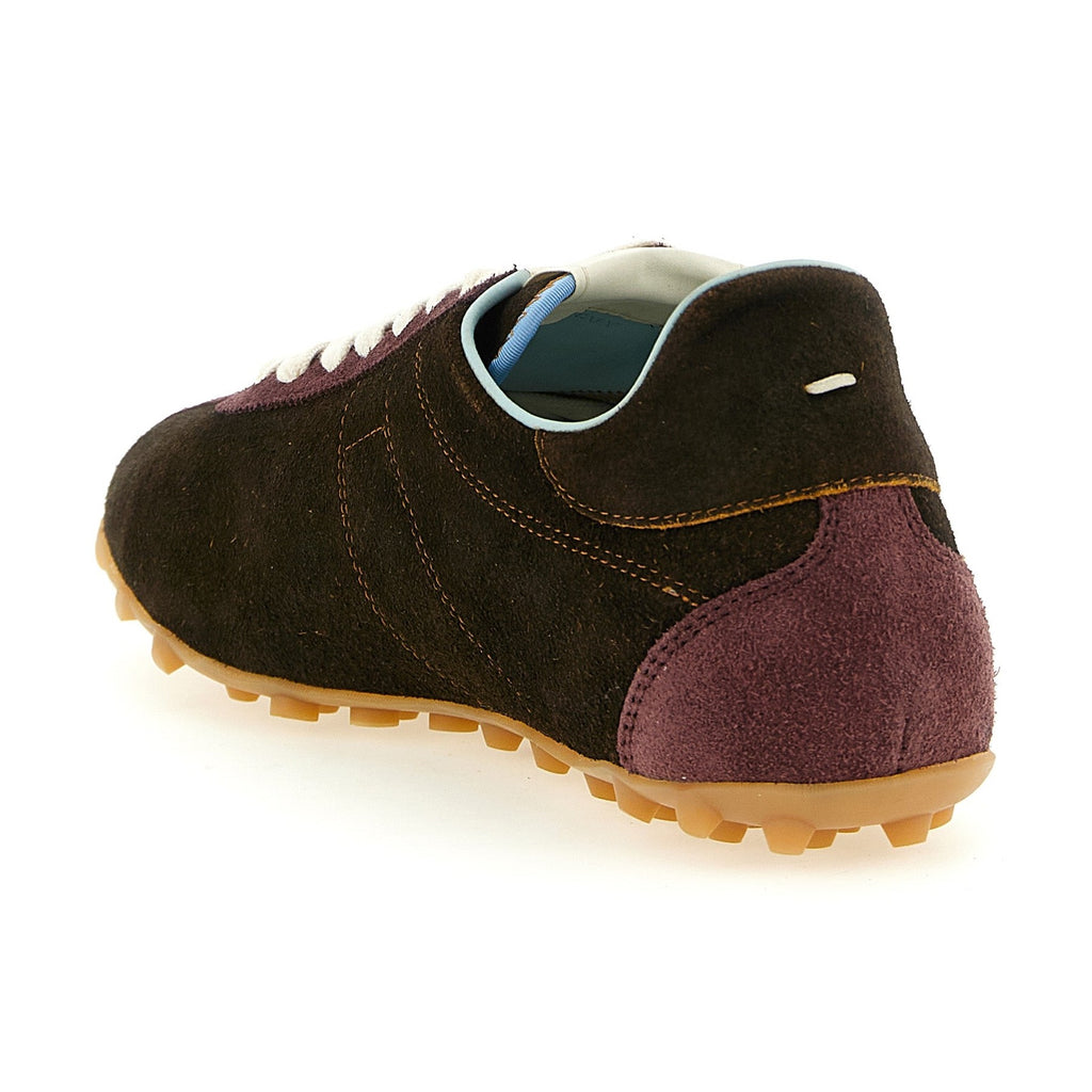 Brown Calfskin Athletic Sneakers