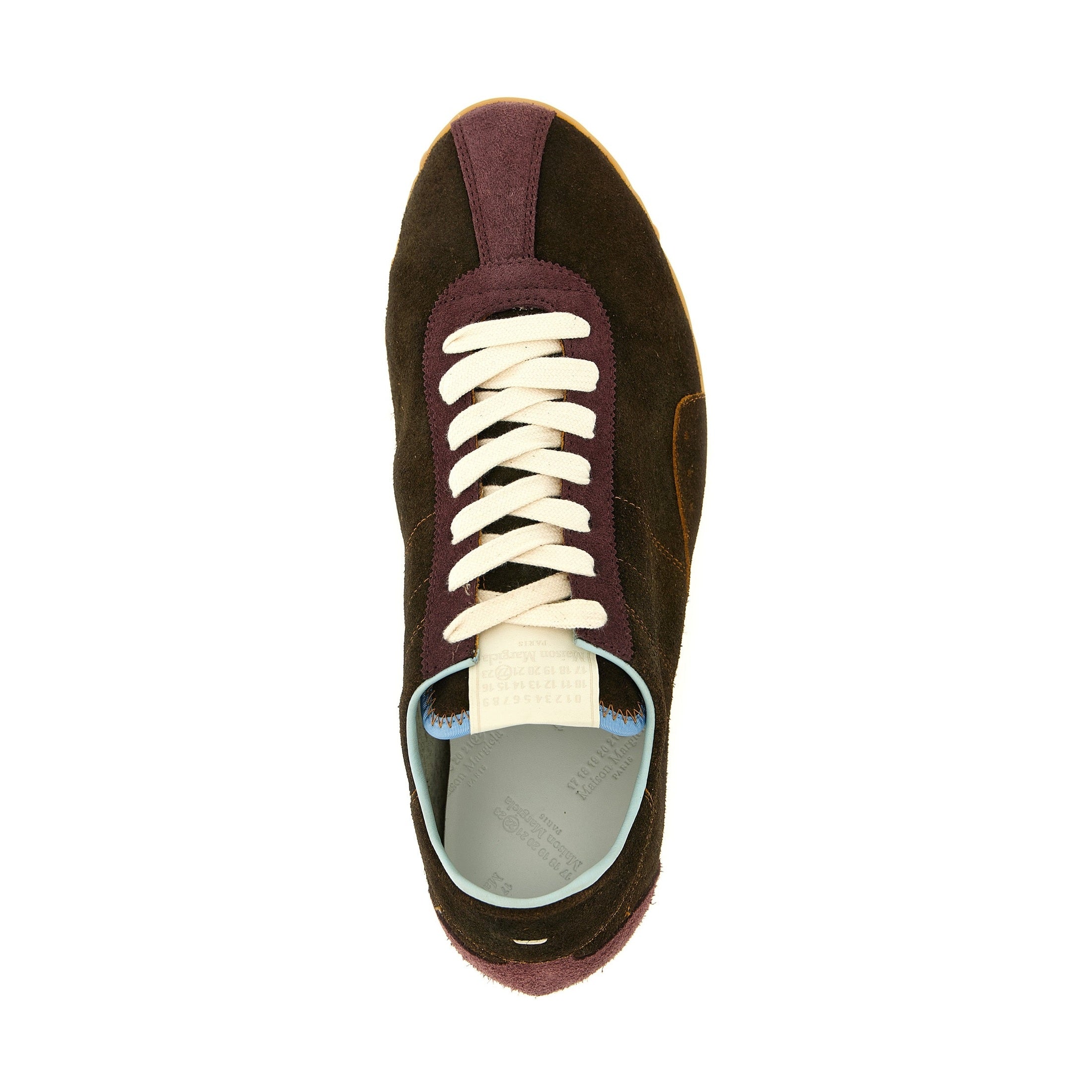 Brown Calfskin Athletic Sneakers