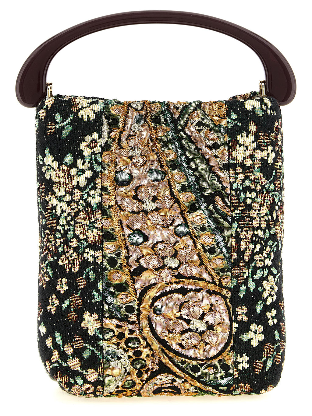 Multicolor Polyester Handbag