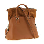 Brown Calfskin Shoulder Bag