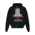 Black Cotton Sweatshirt