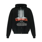 Black Cotton Sweatshirt