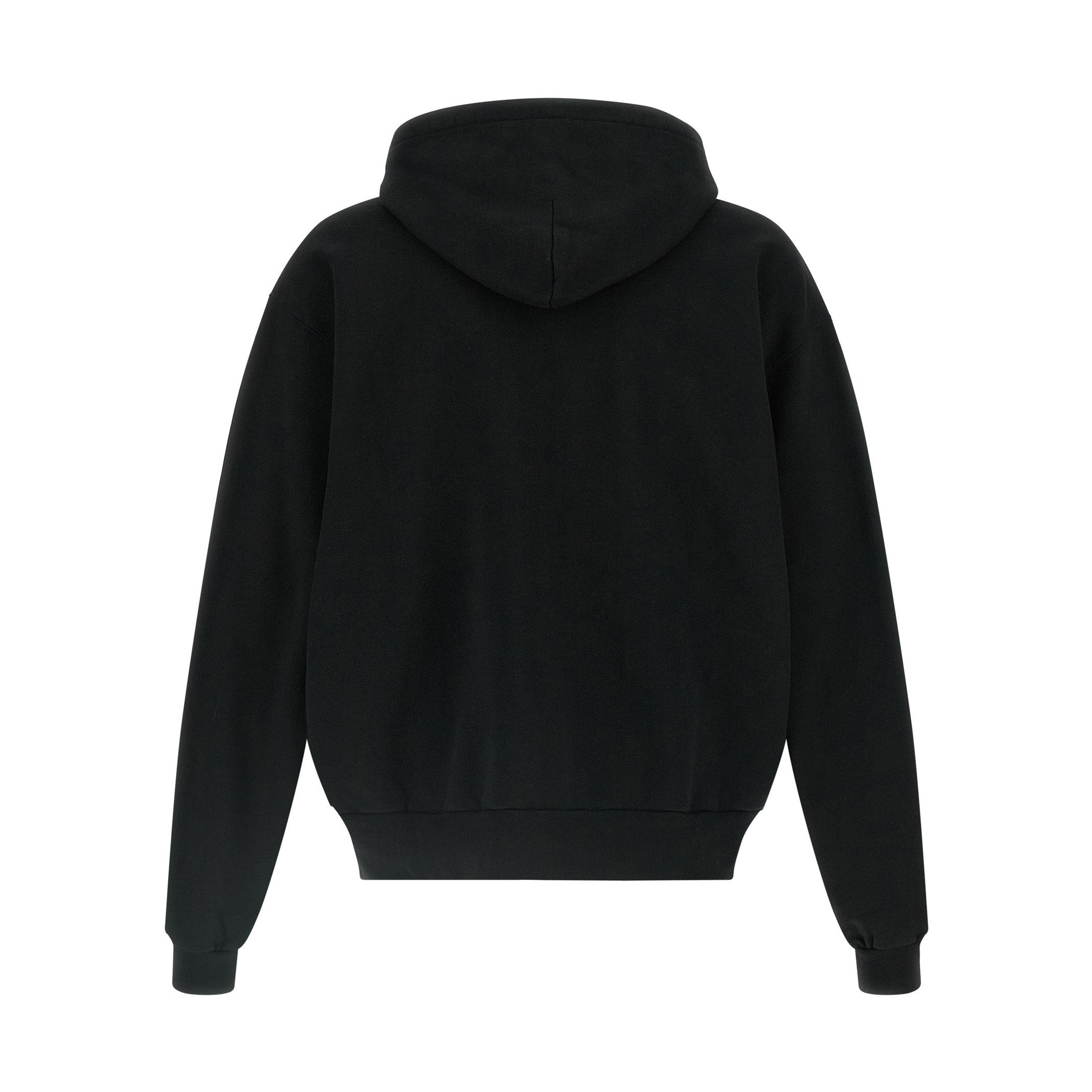 Black Cotton Sweatshirt