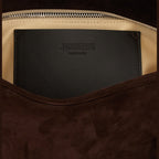 Brown Calfskin Shoulder Bag