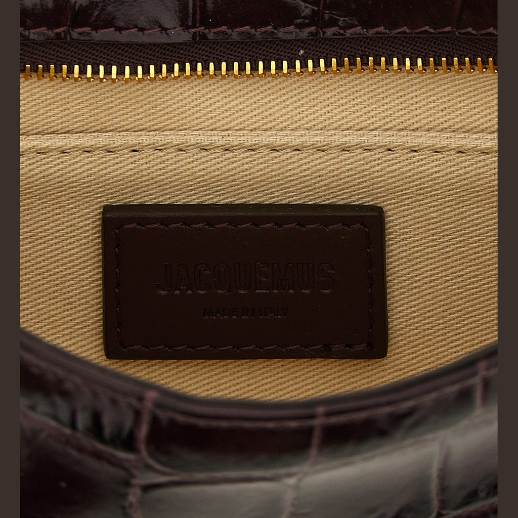 Bordeaux Calfskin Shoulder Bag
