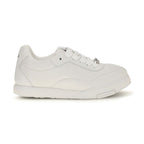 White Calf Leather Bos Taurus Sneakers