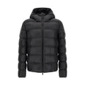 Black Polyamide Full-Length Jacket