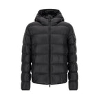 Black Polyamide Full-Length Jacket
