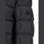 Black Polyamide Full-Length Jacket