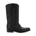 Black Calfskin Over The Knee
