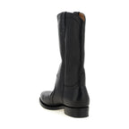 Black Calfskin Over The Knee