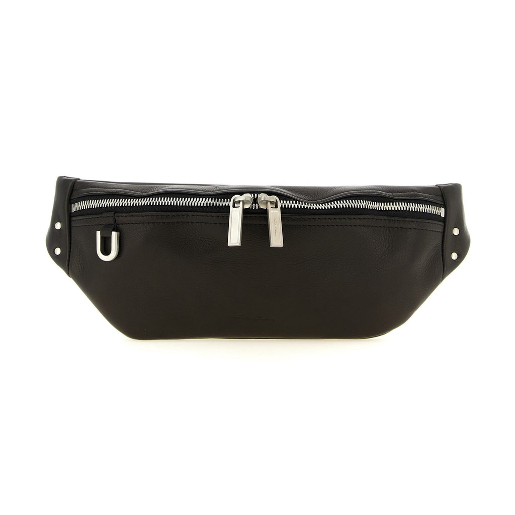 Black Calfskin Crossbody Bag