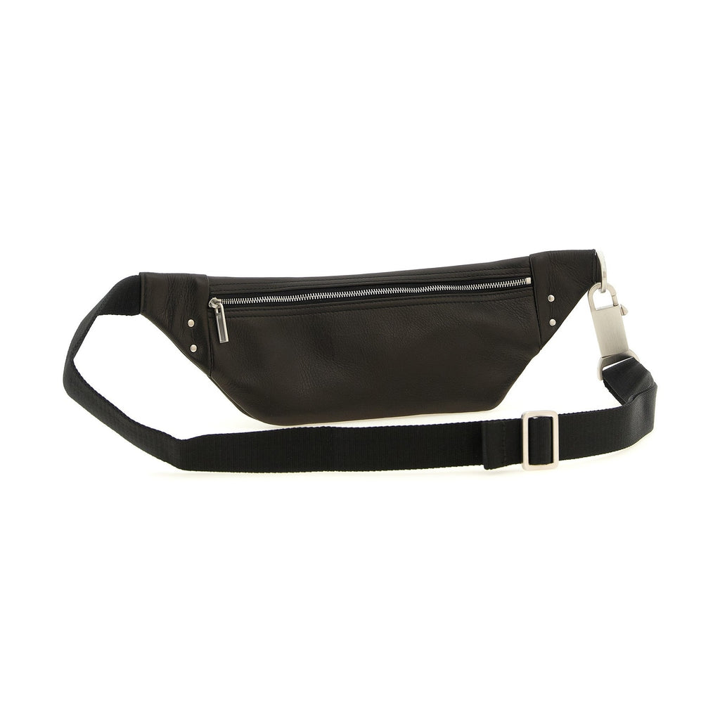 Black Calfskin Crossbody Bag