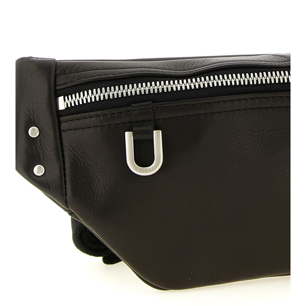 Black Calfskin Crossbody Bag