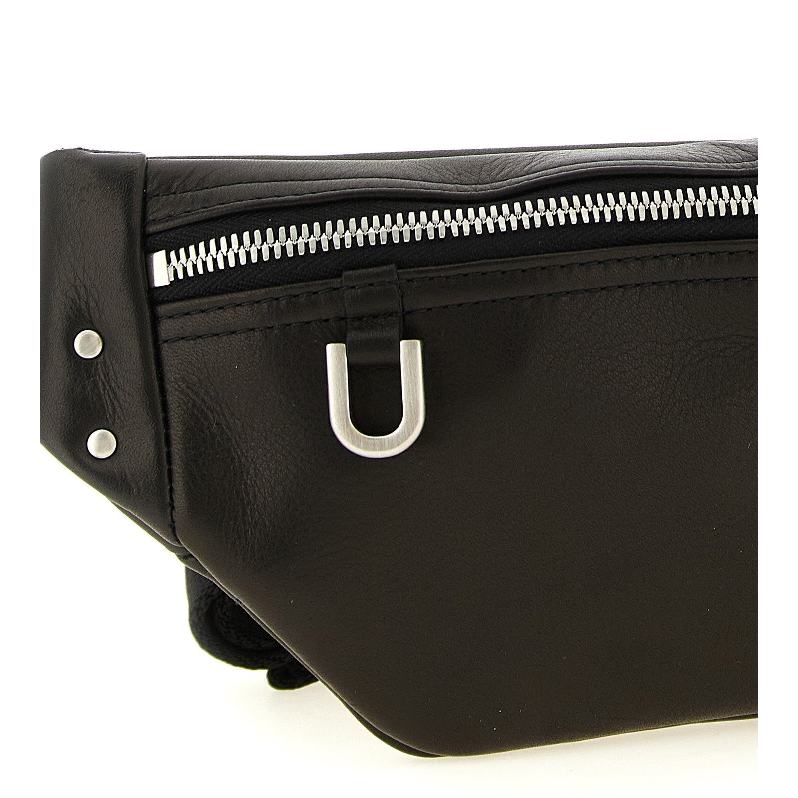 Black Calfskin Crossbody Bag
