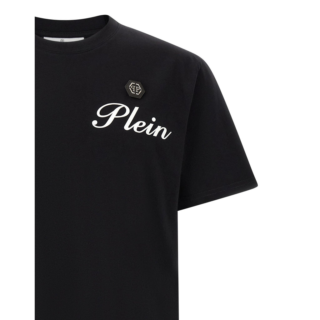 Black Cotton T-Shirt