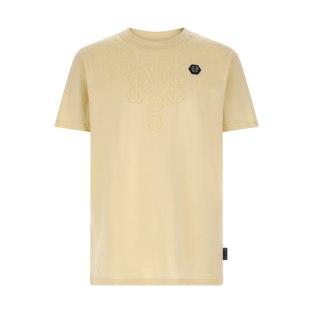 Beige Cotton T-Shirt